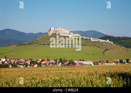 Slowakei - Spissky Hrad - Burg Stockfoto