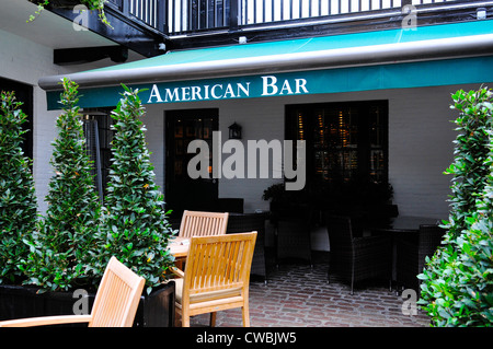 American Bar im Stafford Hotel, London Stockfoto