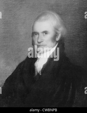 John Marshall (1755-1835), der 4. Oberrichter der Vereinigten Staaten, die 34 Jahre lang gedient und die Rolle des obersten gegründet Stockfoto