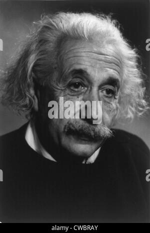 Albert Einstein (1879-1955), deutsch-US-amerikanischer theoretischer Physiker. Ca. 1940. Stockfoto