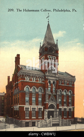 Hahnemann College in Philadelphia, Pennsylvania wurde ursprünglich als der homöopathischen College of Pennsylvania im Jahr 1848 gegründet, Stockfoto