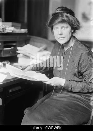 Lucy Burns (1879-1966), US-amerikanischer Frauenrechte Verfechter war einer der Gründer, mit Alice Paul, von der National Woman Party. Burns Stockfoto