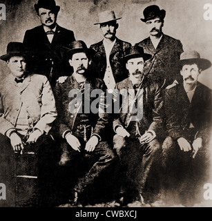 "Dodge City Peace Kommissare" waren eine Bande von Revolverhelden, Sheriffs und Salon Eigentümer gekämpft, Dodge City korrupt zu halten Stockfoto