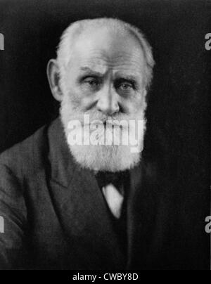 Ivan Pavlov (1849-1936), russischer Biologe gewann 1904 den Nobelpreis für Medizin für seine Entdeckungen über das Verdauungssystem. Seine Stockfoto