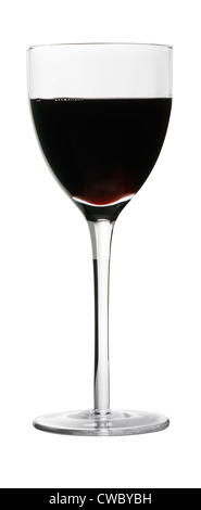 Glas Rotwein Stockfoto