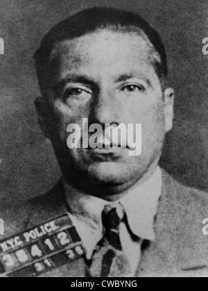 Frank Costello (1891-1973) im Jahre 1935 Fahndungsfoto. Stockfoto