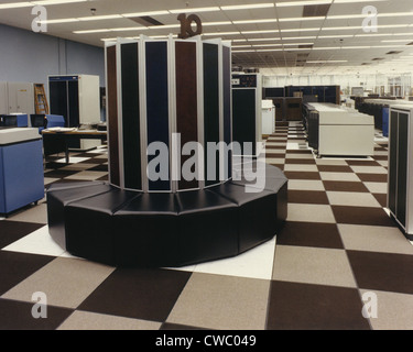 Der erste Supercomputer Cray-1 wurde am Los Alamos National Laboratory (LANL) im Jahr 1976 für eine sechs-Monats-Testversion installiert. Foto Stockfoto