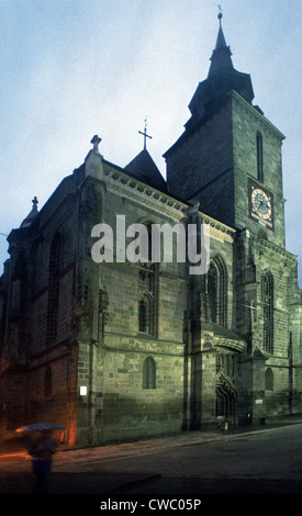 Die schwarze Kirche (schwarze Neagra) in Brasov (Kronstadt), Rumänien Stockfoto