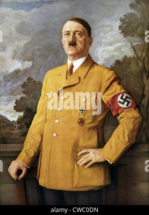 Unser Führer, ein Porträt von Adolf Hitler von Heinrich Knirr. Ca. 1940. Stockfoto