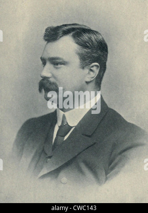 Edmund Dene Morel (1873-1924), britischer Journalist, Autor und sozialistischer Politiker, führen ein langer, aber letztlich erfolgreich Stockfoto