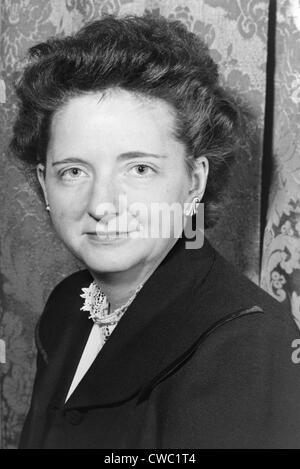 Elizabeth Bentley 1908-1963 amerikanische Mitglied der kommunistischen Partei und Spion für die Sowjets wurde 1945 wenn sie 80 benannt ein Spitzel Stockfoto