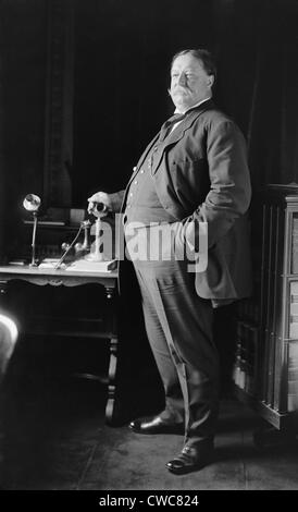 Präsident William Howard Taft 1857-1930 wog über 300 Pfund, als er Präsident von 1909 bis 1913 war. Stockfoto