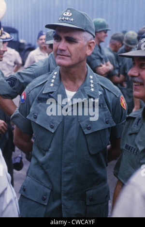 General William Westmoreland (1914 – 2005), Vereinigte Staaten Armeekommandant im Vietnamkrieg (1964 – 68). Stockfoto