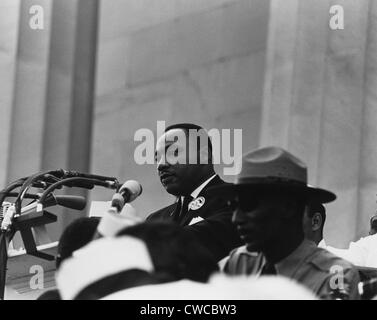 1963 März auf Washington. Martin Luther King liefert seine "habe ich eine Traum Rede." 28. August 1963. Stockfoto