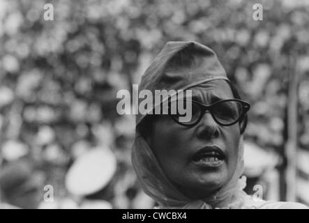 Schauspielerin Lena Horne auf die Bürgerrechte 1963 März auf Washington. 28. August 1963. Stockfoto