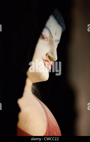 Buddha-Statue in Dhammayangyi Pahto in Bagan, Myanmar Stockfoto