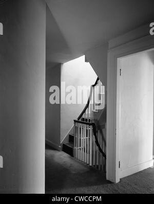 Monticello, das Haus von Thomas Jefferson in den 1770er Jahren errichtet. Südlichen Treppe. 1978. Stockfoto