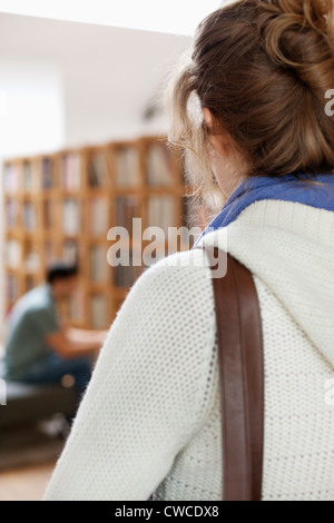 Rückansicht einer Frau Stockfoto