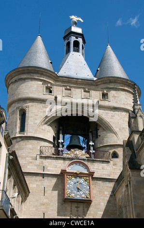 Glockenturm, Grosse Cloche, Bordeaux, Gironde, Nouvelle-Aquitaine Frankreich, Europa Stockfoto