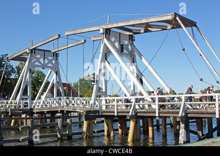 Zugbrücke, Wiek, Greifswald, Mecklenburg-West Pomerania, Deutschland Stockfoto