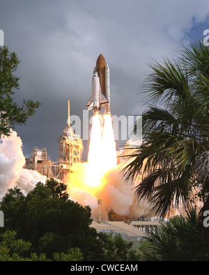 Space Shuttle Endeavour Start war die 57. Space-Shuttle-Mission. Juni 21,1993. Stockfoto