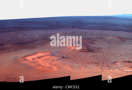 Mosaik-Bild des Mars, aufgenommen von der NASA Mars Exploration Rover "Opportunity". Januar 2012. Stockfoto