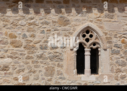 Einsiedelei San Pantaleon de Losa, Merindades, Burgos, Castilla y Leon, Spanien Stockfoto