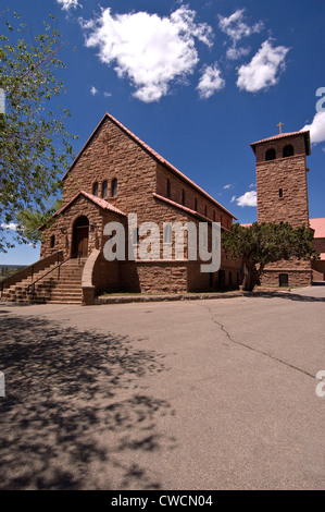 Elk288-1145v Arizona, Window Rock, Navajo-Kirche Stockfoto