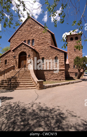 Elk288-1146v Arizona, Window Rock, Navajo-Kirche Stockfoto