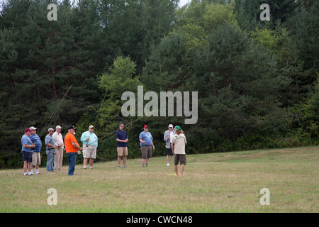 Fliegen Fischen Class Stockfoto