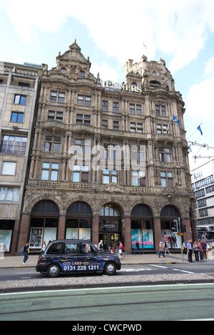 Jenners Kaufhaus jetzt Haus von Fraser Princes street Edinburgh Schottland Großbritannien Vereinigtes Königreich Stockfoto