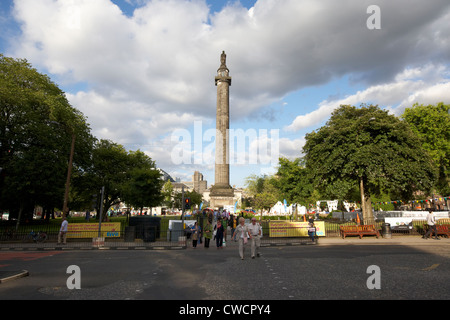 Melville-Denkmal in St. Andrew square Edinburgh Schottland Großbritannien Vereinigtes Königreich Stockfoto