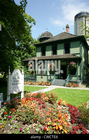 Das Roedde-Haus-Museum in der Innenstadt von Vancouver, bedienten-Kolumbien, Kanada. Stockfoto