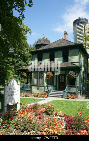 Das Roedde-Haus-Museum in der Innenstadt von Vancouver, bedienten-Kolumbien, Kanada. Stockfoto