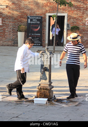 Campo del Ghetto Nuovo / Campo de Gheto Novo Stockfoto