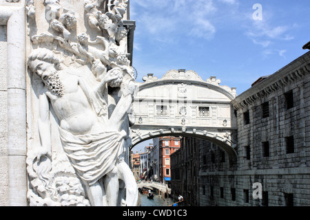 Seufzerbrücke Venedig Italien Ponte dei Sospiri, Venezia Italia Seufzerbrücke, Venedig Italien Pont des Soupirs, Venise Italie Stockfoto