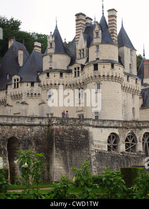 Chateau de Ussé, Loiretal, Frankreich Stockfoto