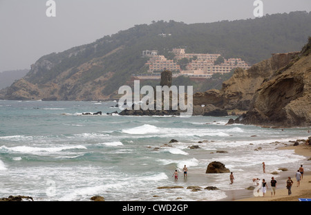 Ibiza Playa Aguas Blancas Stockfoto