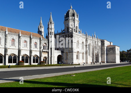Mosteiro Dos Jeronimos (Hieronymus-Kloster), begonnen im Jahre 1502 Stockfoto