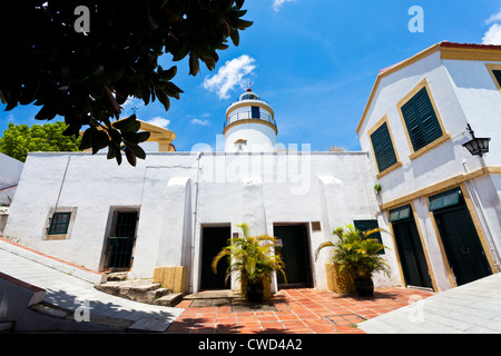 Guia Festung Leuchtturm in Macau Stockfoto