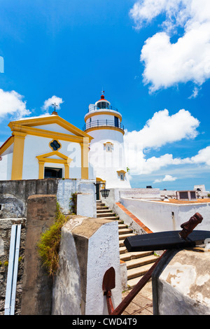 Guia Festung Leuchtturm in Macau Stockfoto