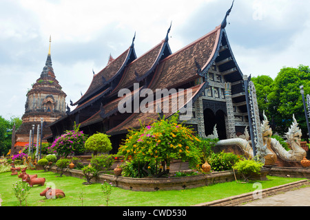 Wat Lok Moli Tempel in Chiang Mai, Thailand. Stockfoto