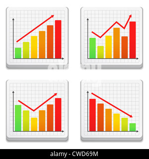 Grafiken Symbole Stockfoto