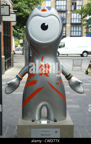 Olympische Maskottchen Wenlock Stockfoto