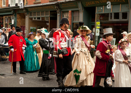 Viktorianische Festivals Llandrindod Wells Wales Stockfoto