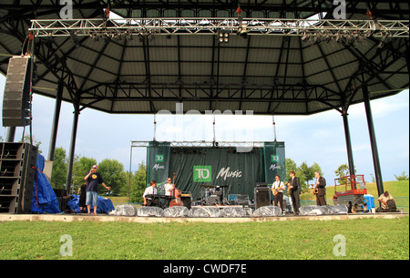 Ein Blick auf die Bühne beim Toronto Jazz Festival 2012 Stockfoto