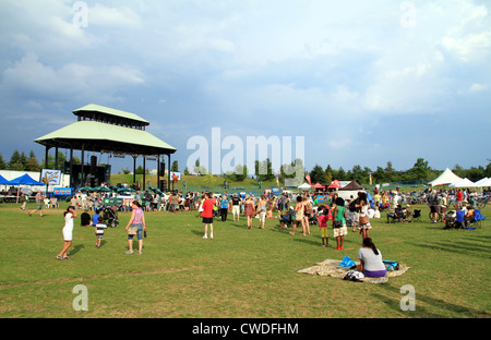 Ein Blick auf die Bühne beim Toronto Jazz Festival 2012 Stockfoto