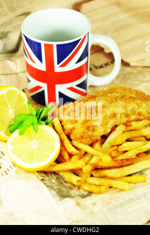 Fish &amp; chips Stockfoto