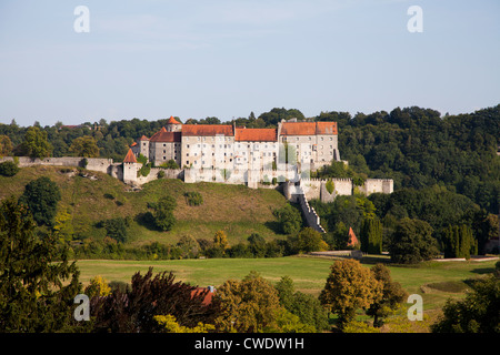 Die Burg in Burghausen, Bayern, ist die längste Burg der Welt Stockfoto