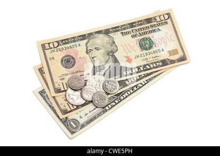 Dollar Bills, US-Dollar-Banknoten Stockfoto